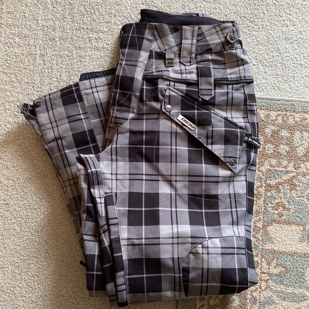 Ride Snowboard Pants Black & Grey